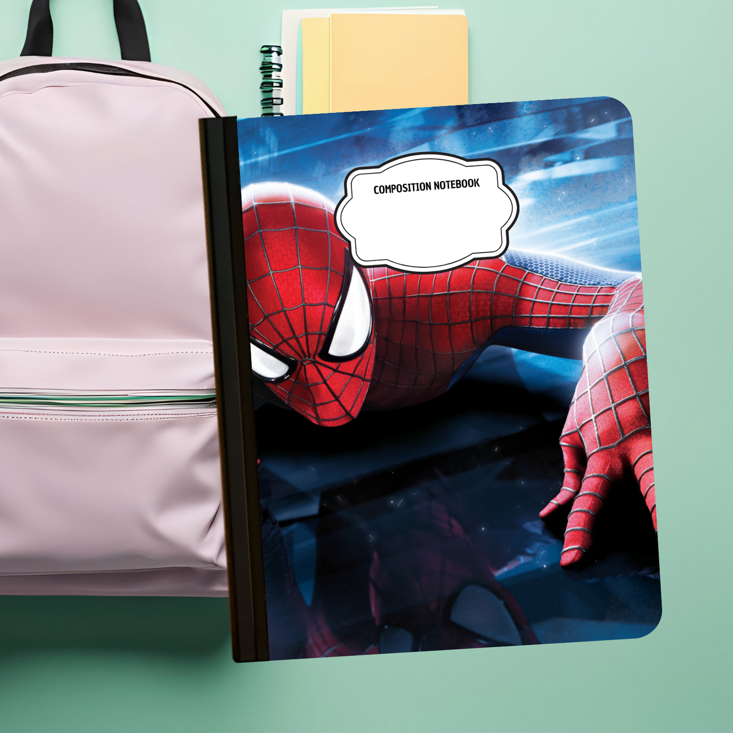 Composition Notebook - Webbed Superhero
