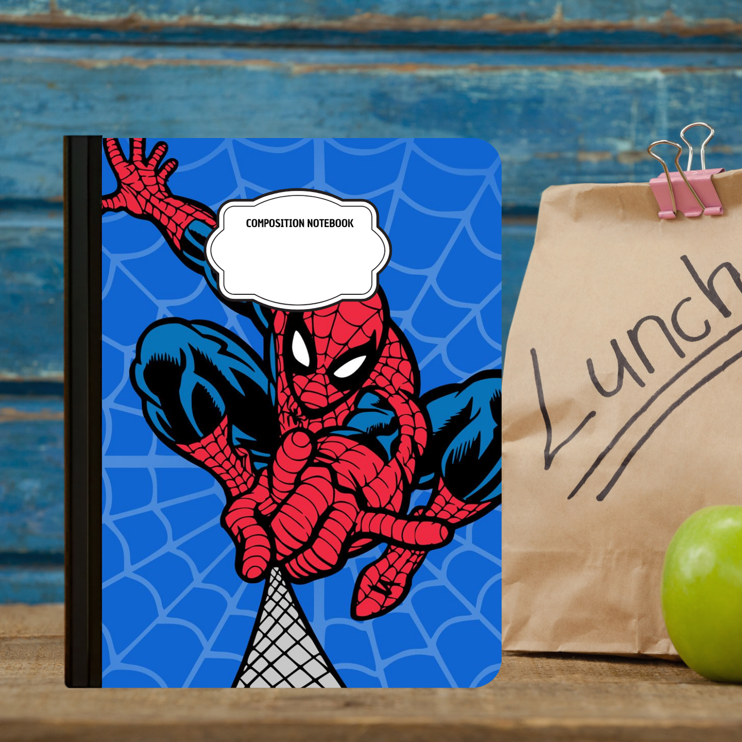 Composition Notebook - Comics Webbed Superhero