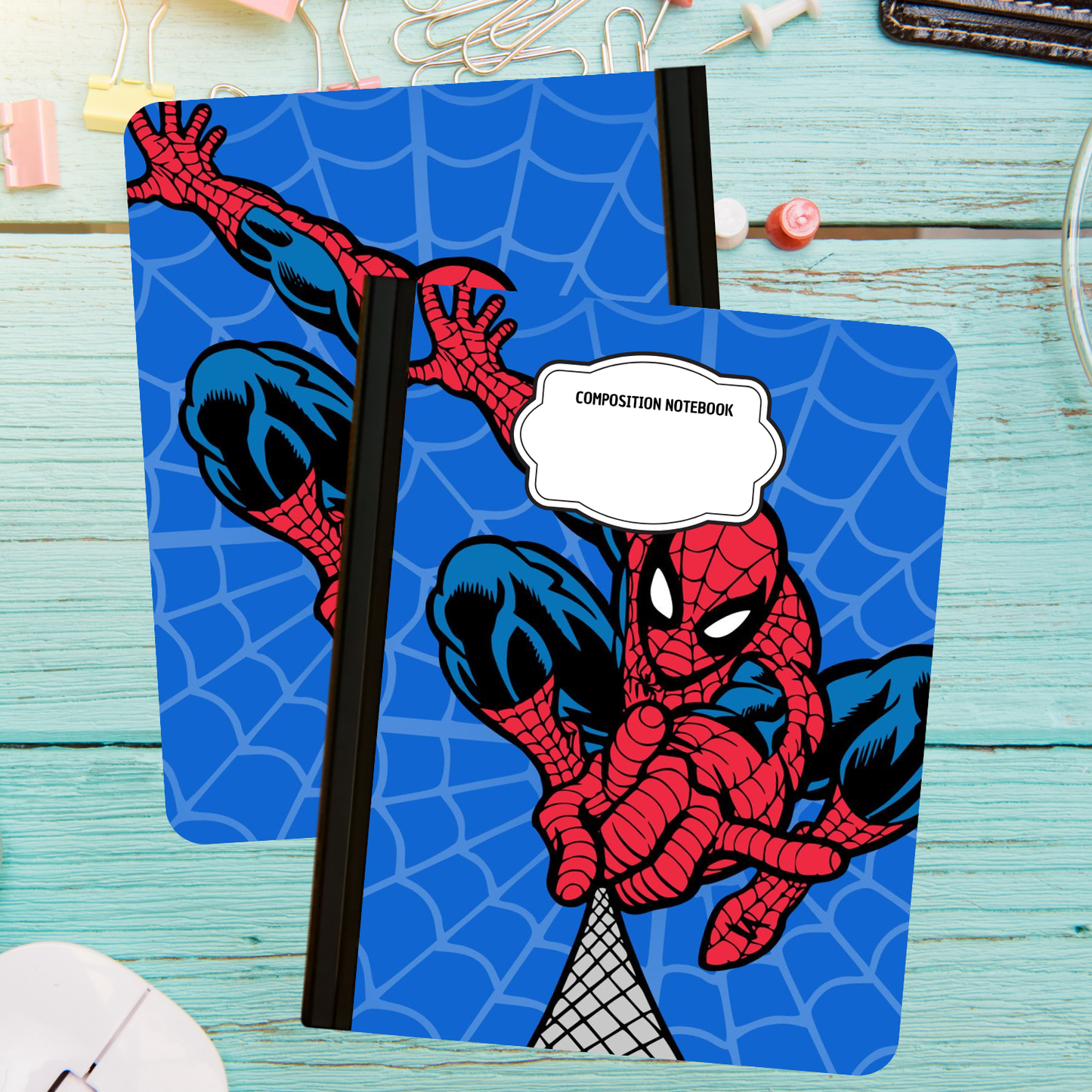 Composition Notebook - Comics Webbed Superhero
