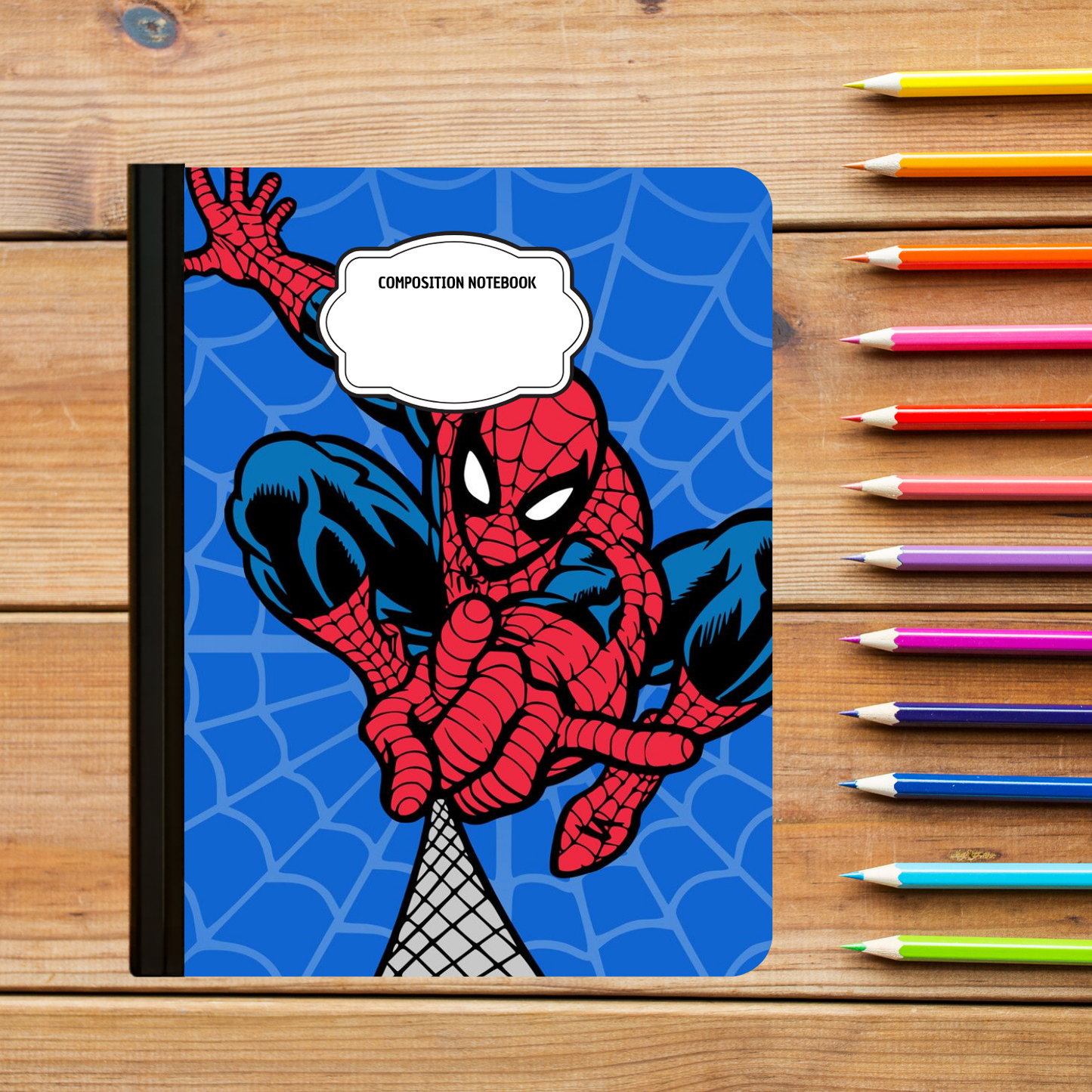 Composition Notebook - Comics Webbed Superhero