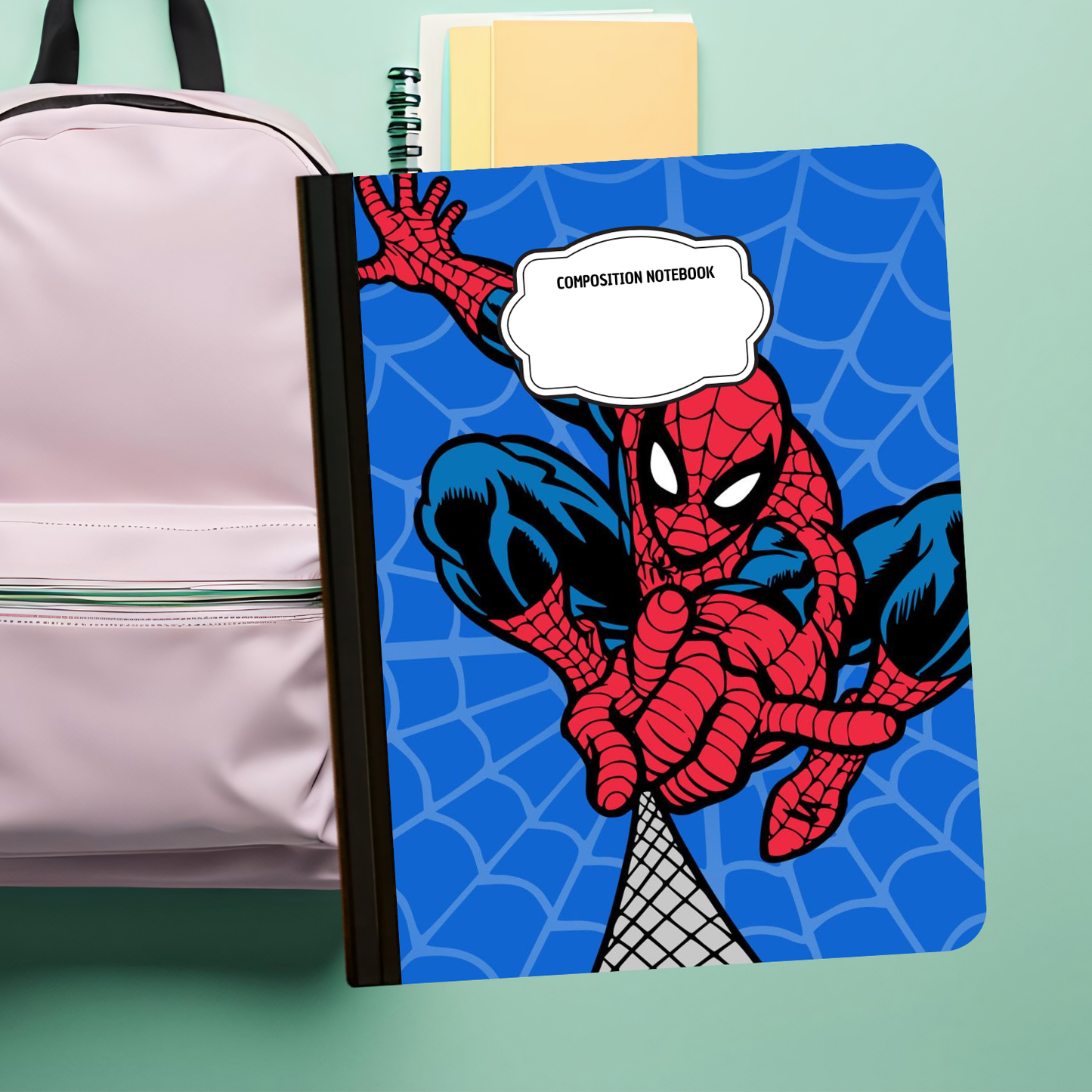 Composition Notebook - Comics Webbed Superhero
