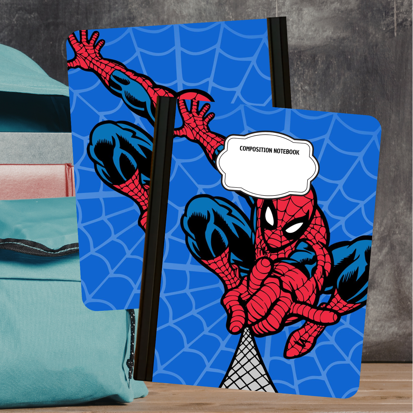 Composition Notebook - Comics Webbed Superhero