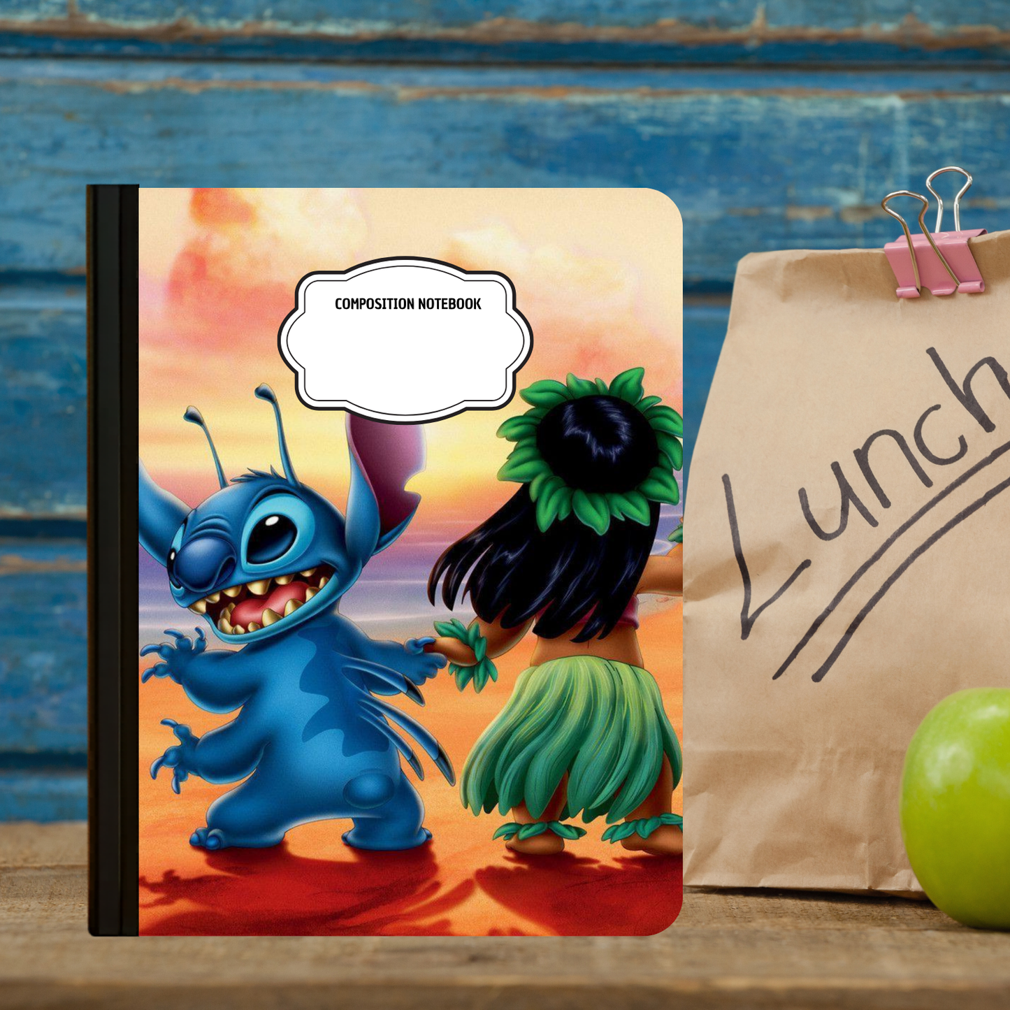Composition Notebook - Hawaiian Alien Hula