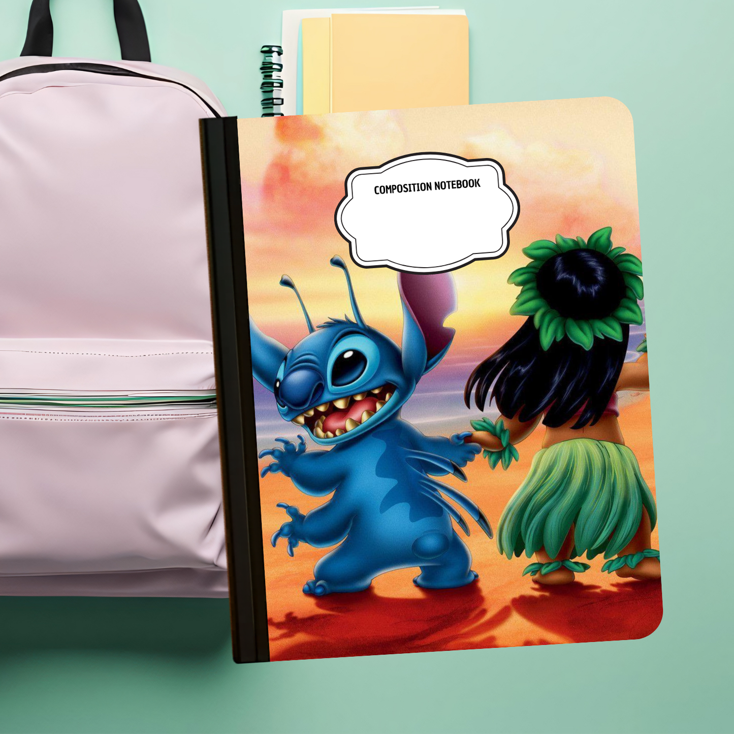 Composition Notebook - Hawaiian Alien Hula