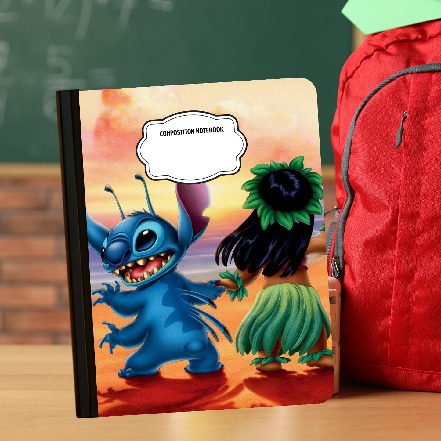 Composition Notebook - Hawaiian Alien Hula