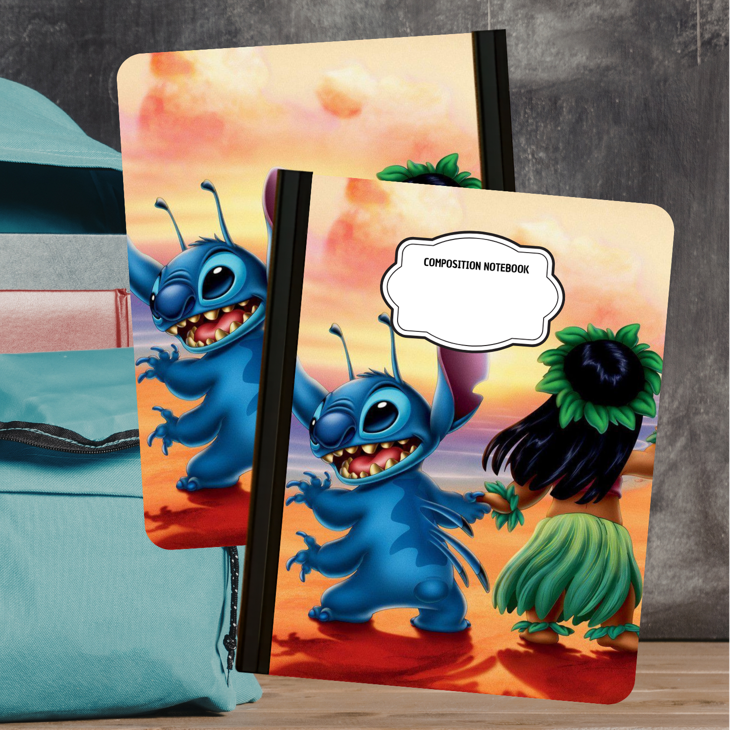 Composition Notebook - Hawaiian Alien Hula