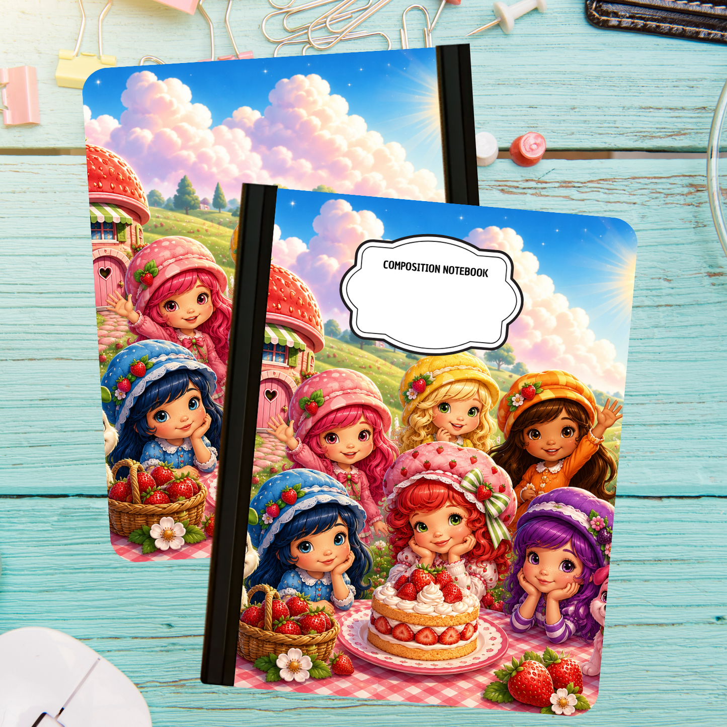 Composition Notebook - Berry Friends