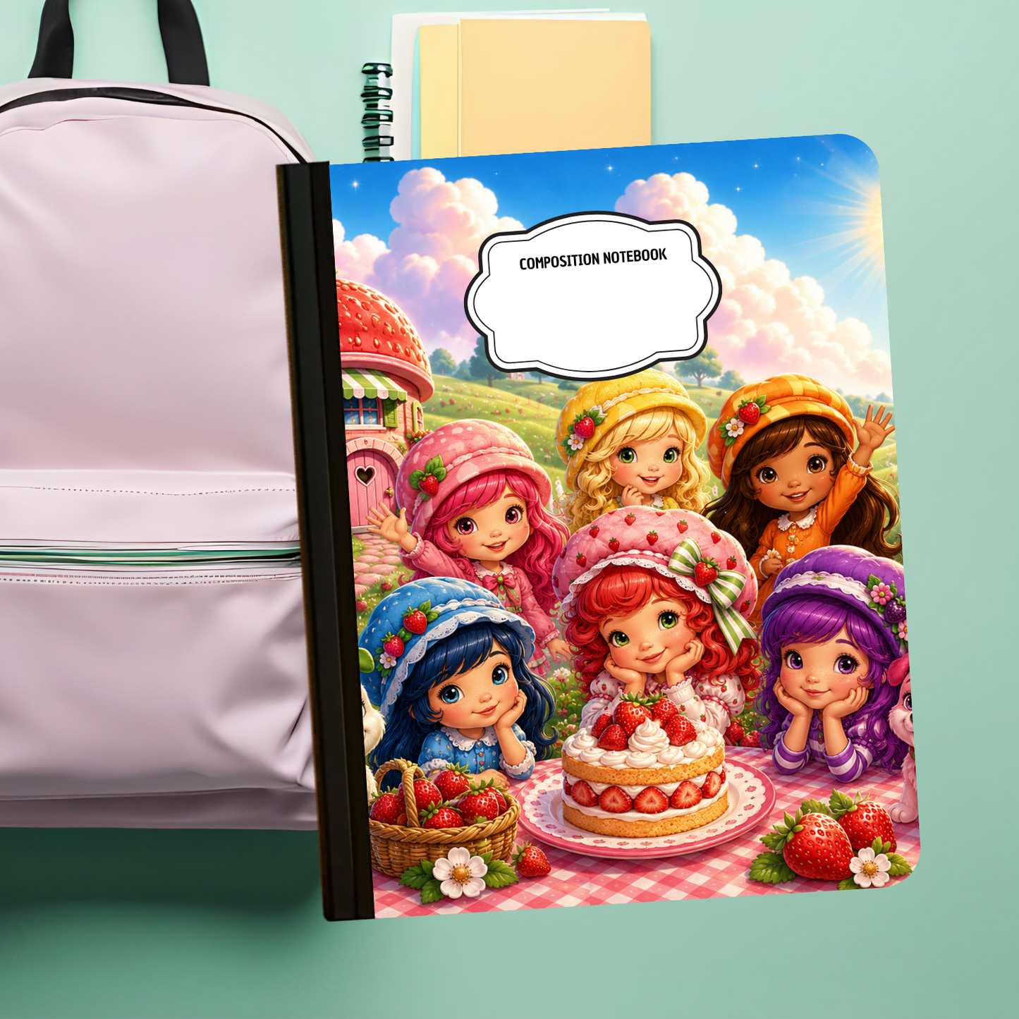 Composition Notebook - Berry Friends