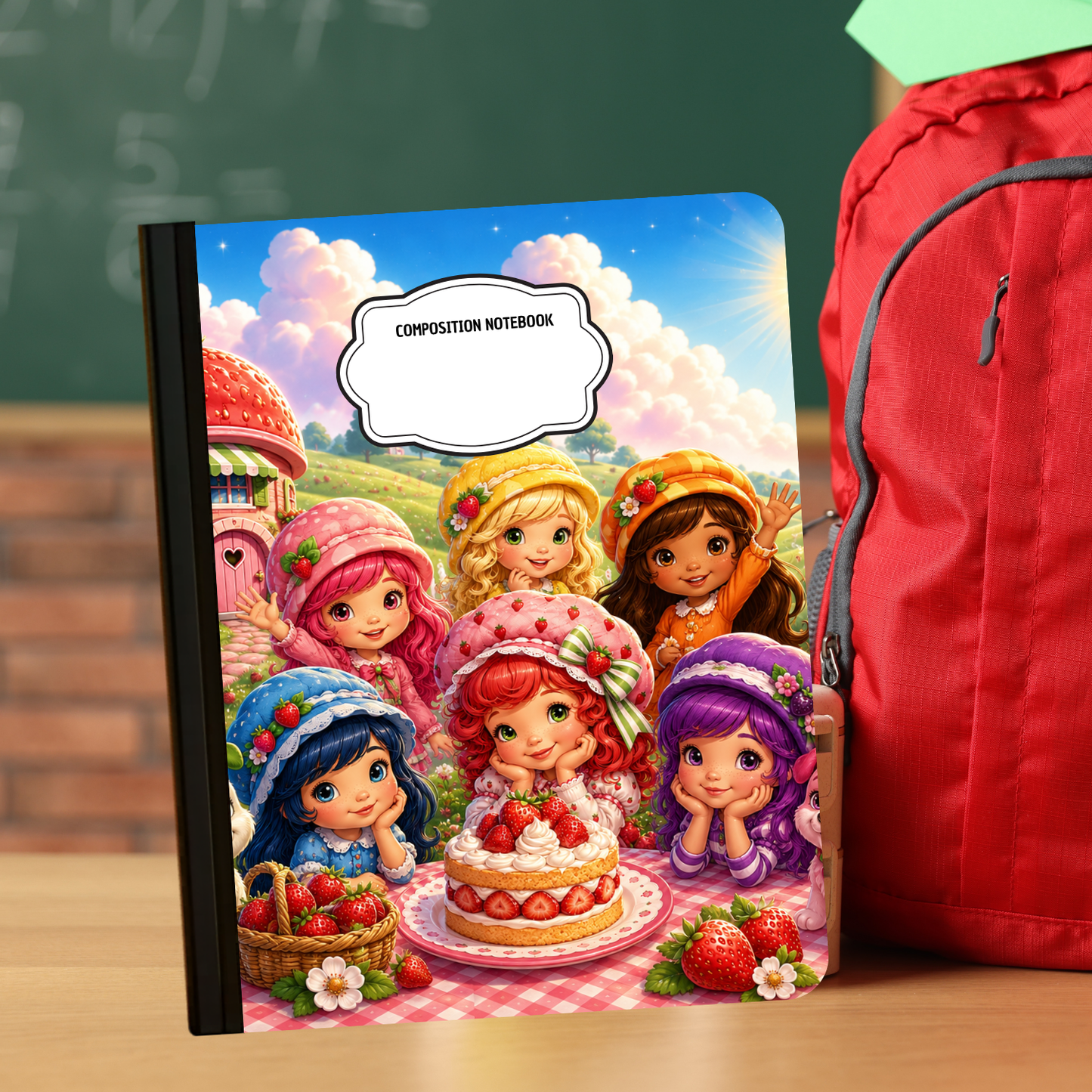 Composition Notebook - Berry Friends