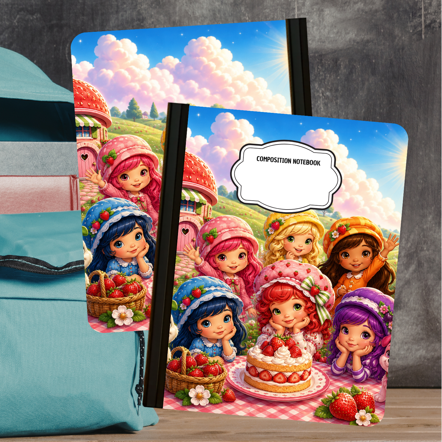 Composition Notebook - Berry Friends