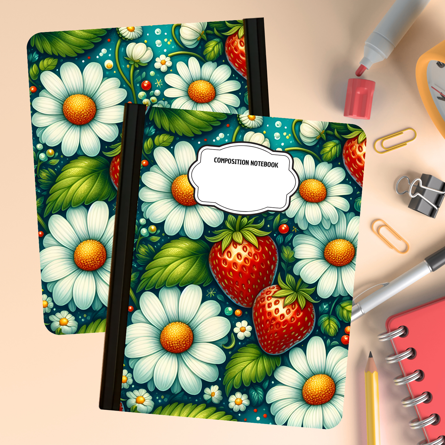 Composition Notebook - Strawberry Fields
