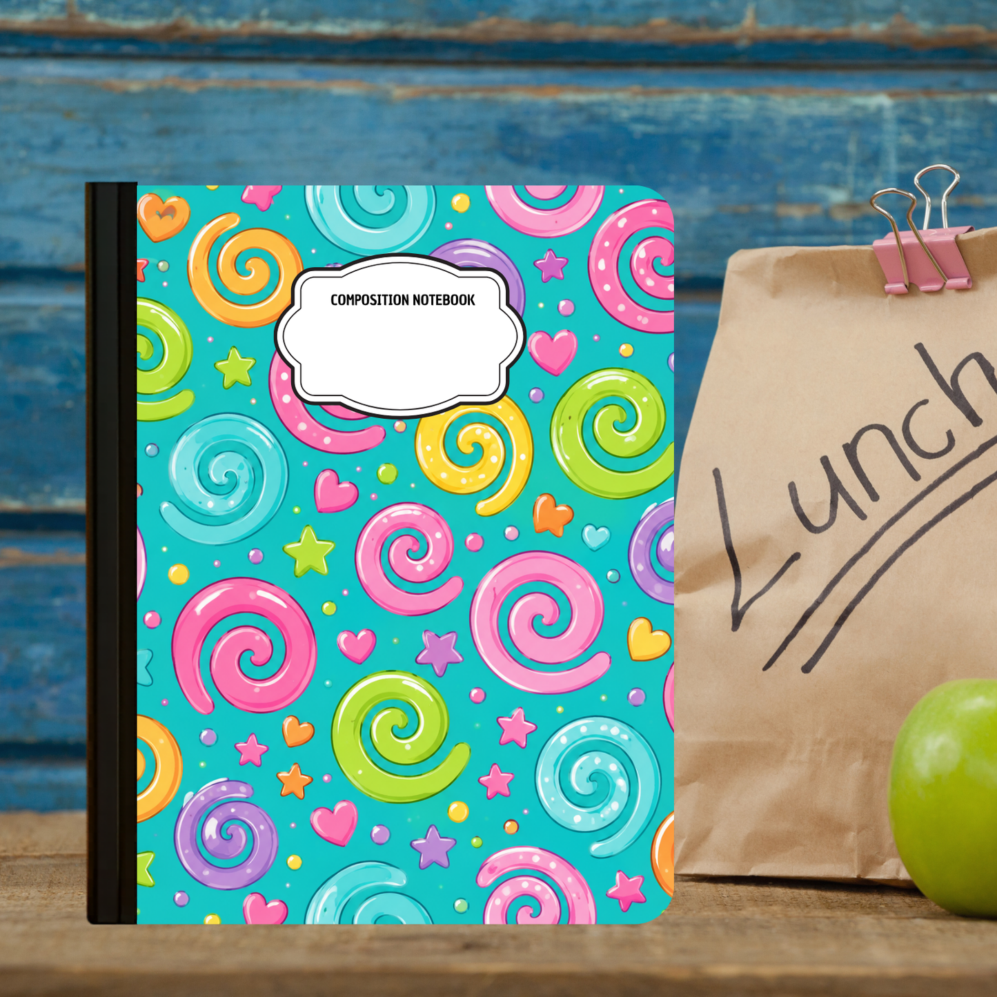 Composition Notebook - Swirls