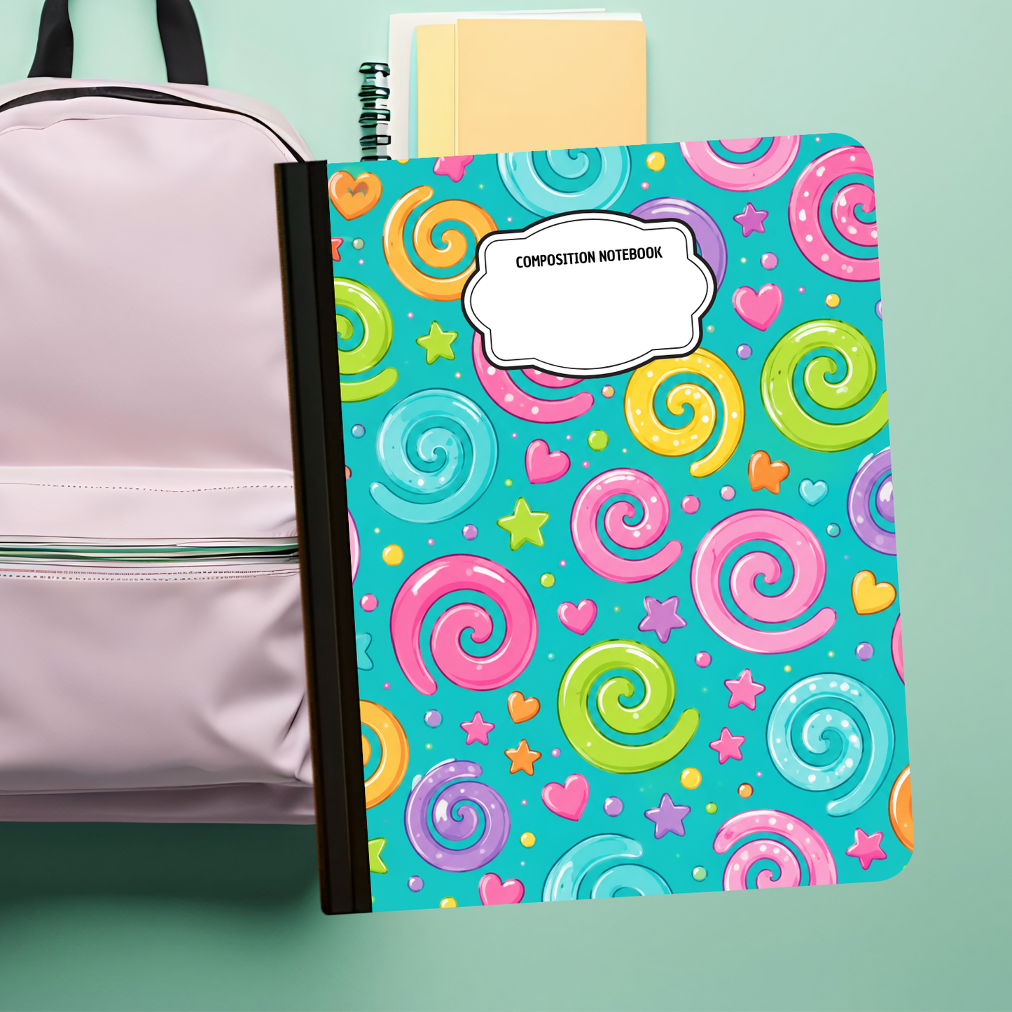 Composition Notebook - Swirls