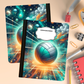 Composition Notebook - Volleyball Galaxy