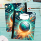 Composition Notebook - Volleyball Galaxy