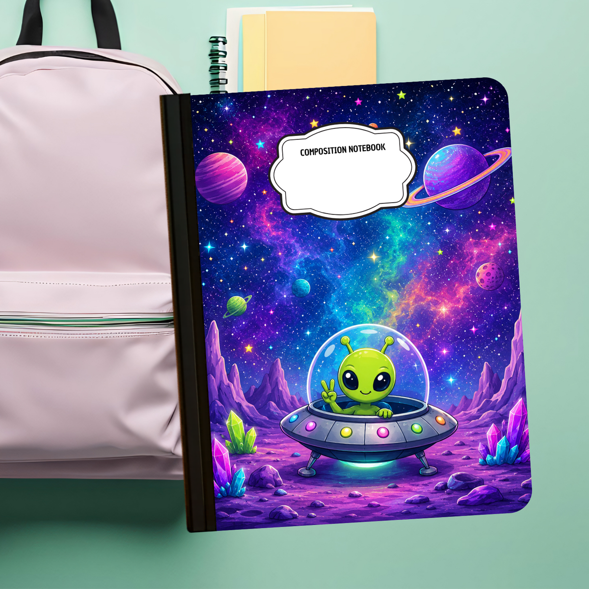 Composition Notebook - Spaceship