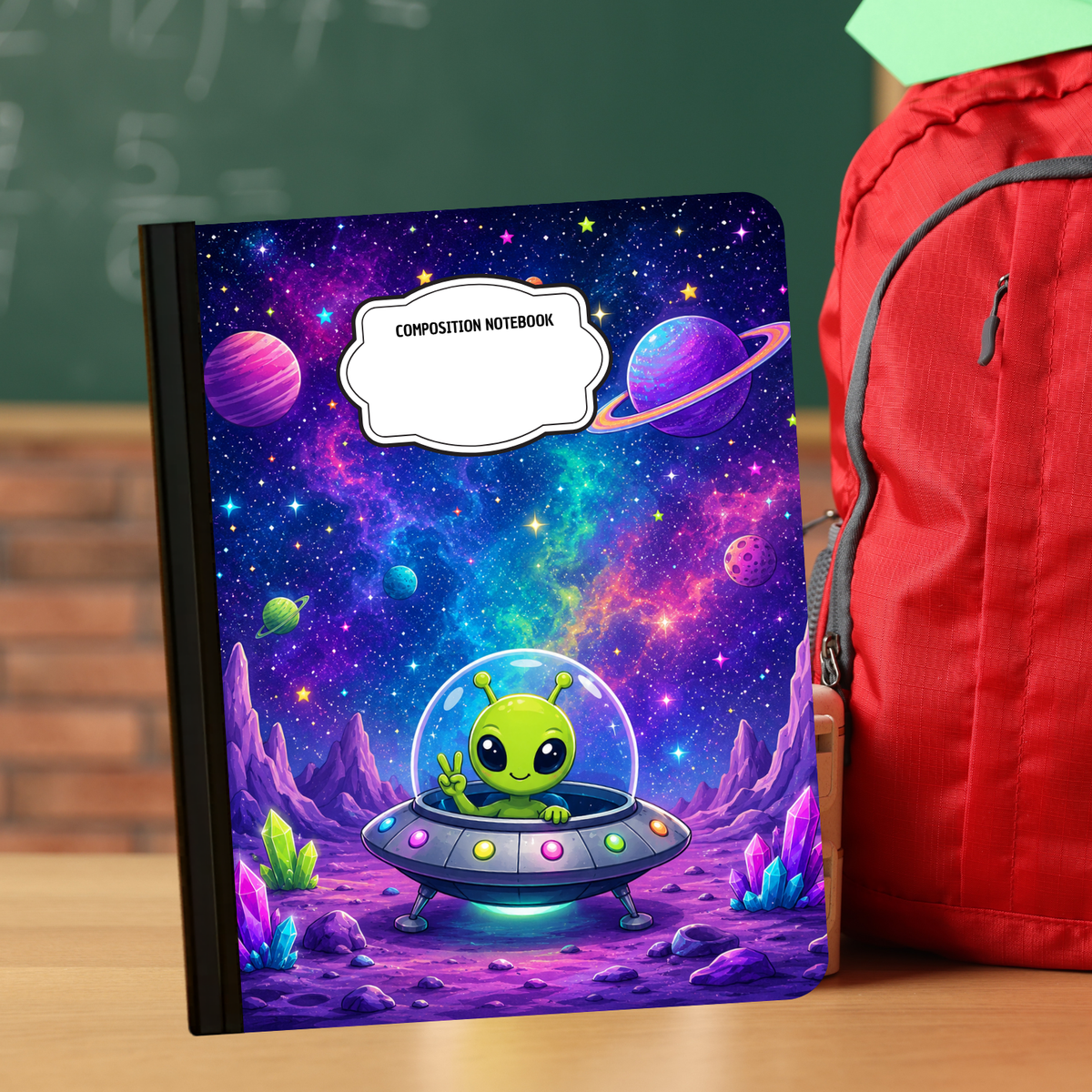 Composition Notebook - Spaceship