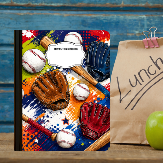 Composition Notebook - Baseball
