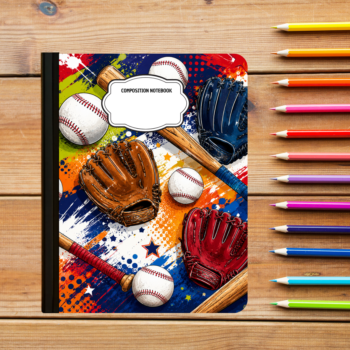 Composition Notebook - Baseball