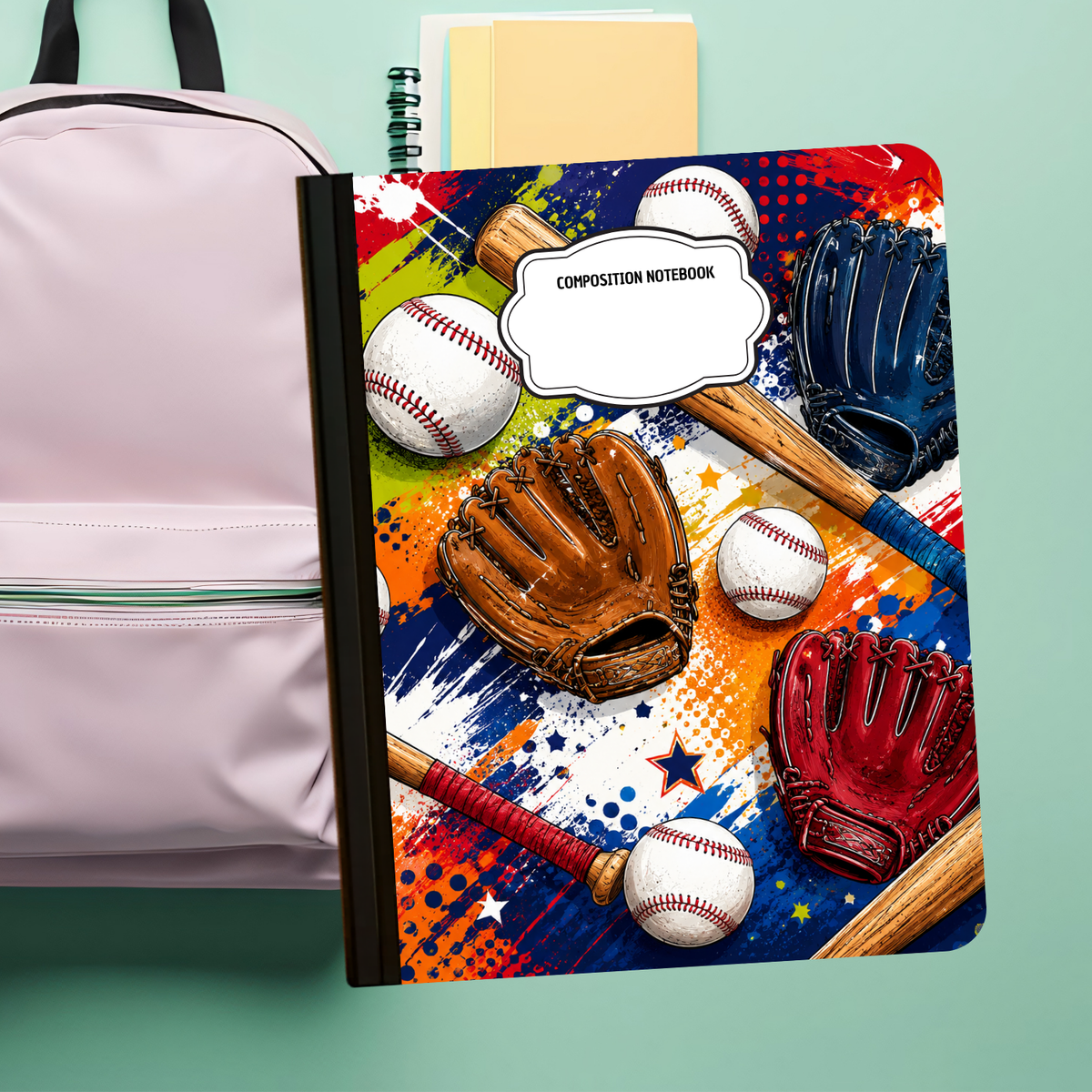 Composition Notebook - Baseball