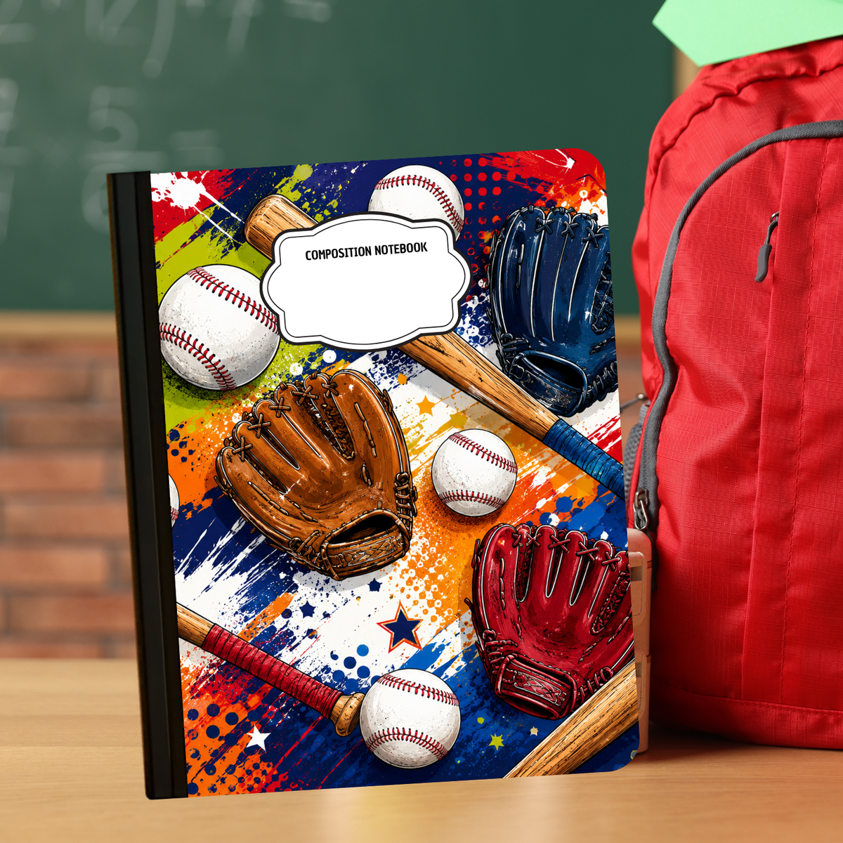 Composition Notebook - Baseball