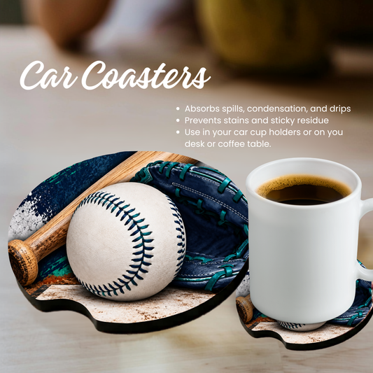 Car Coaster - Baseball - Pick your Team