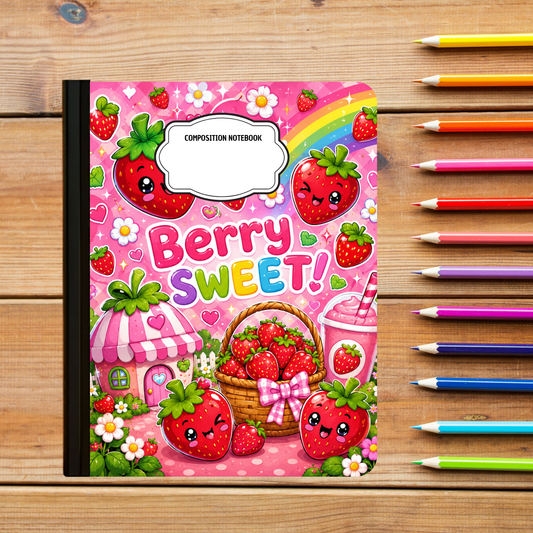 Composition Notebook - Berry Sweet
