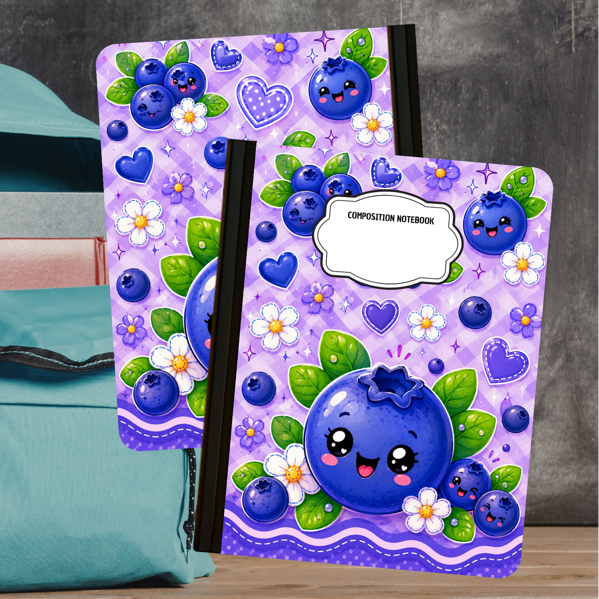 Composition Notebook - Blueberries