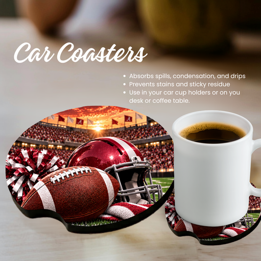 Car Coaster -  College Football - Pick your Team