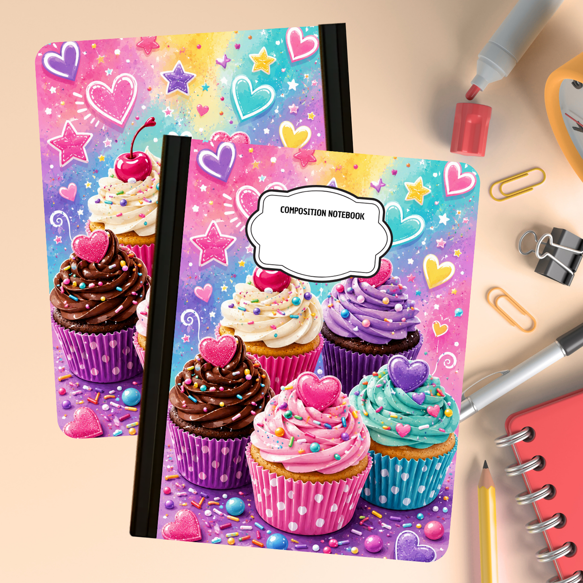 Composition Notebook - Cupcake