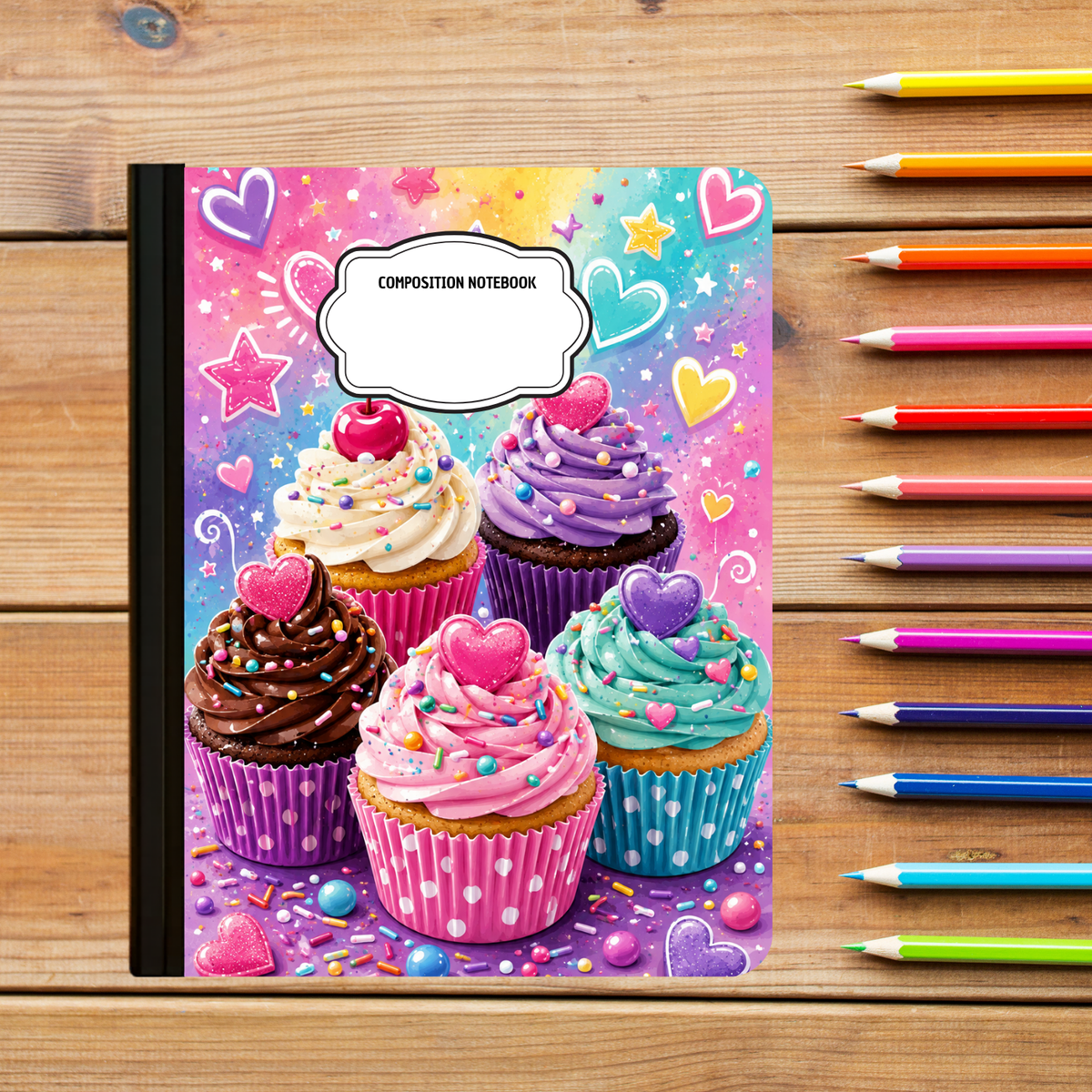 Composition Notebook - Cupcake
