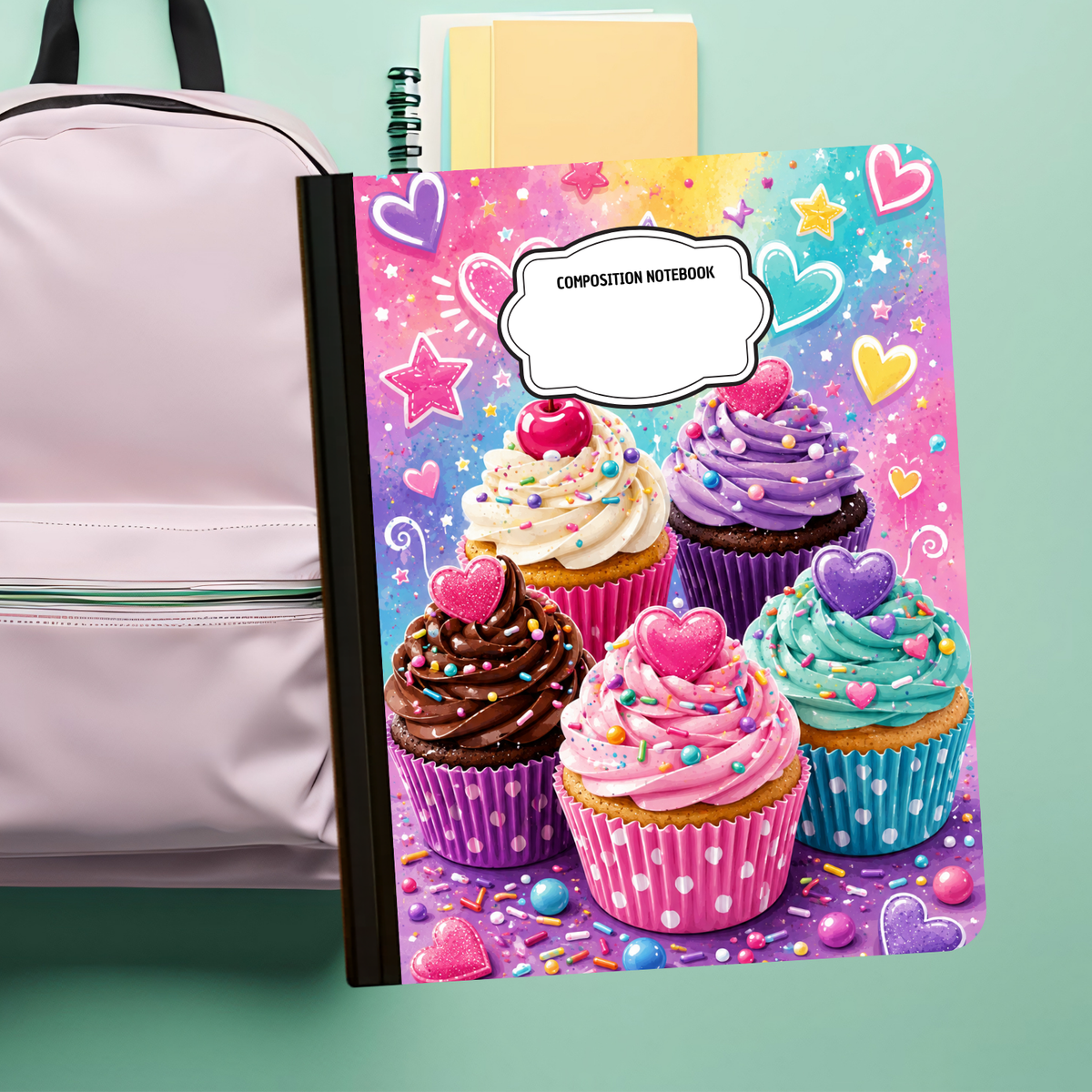 Composition Notebook - Cupcake