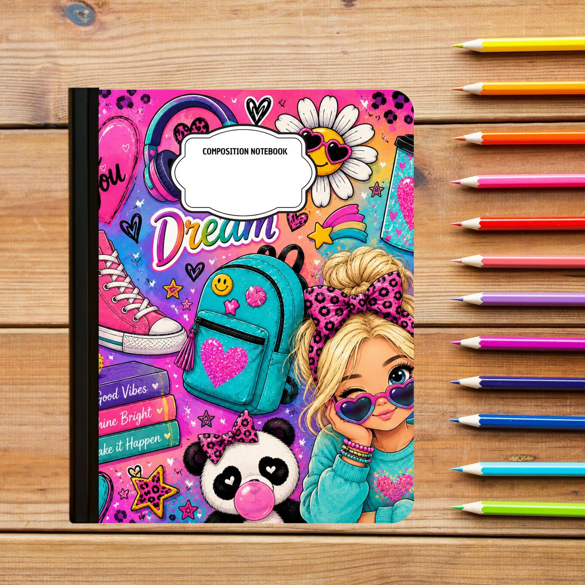 Composition Notebook - Dream Girl