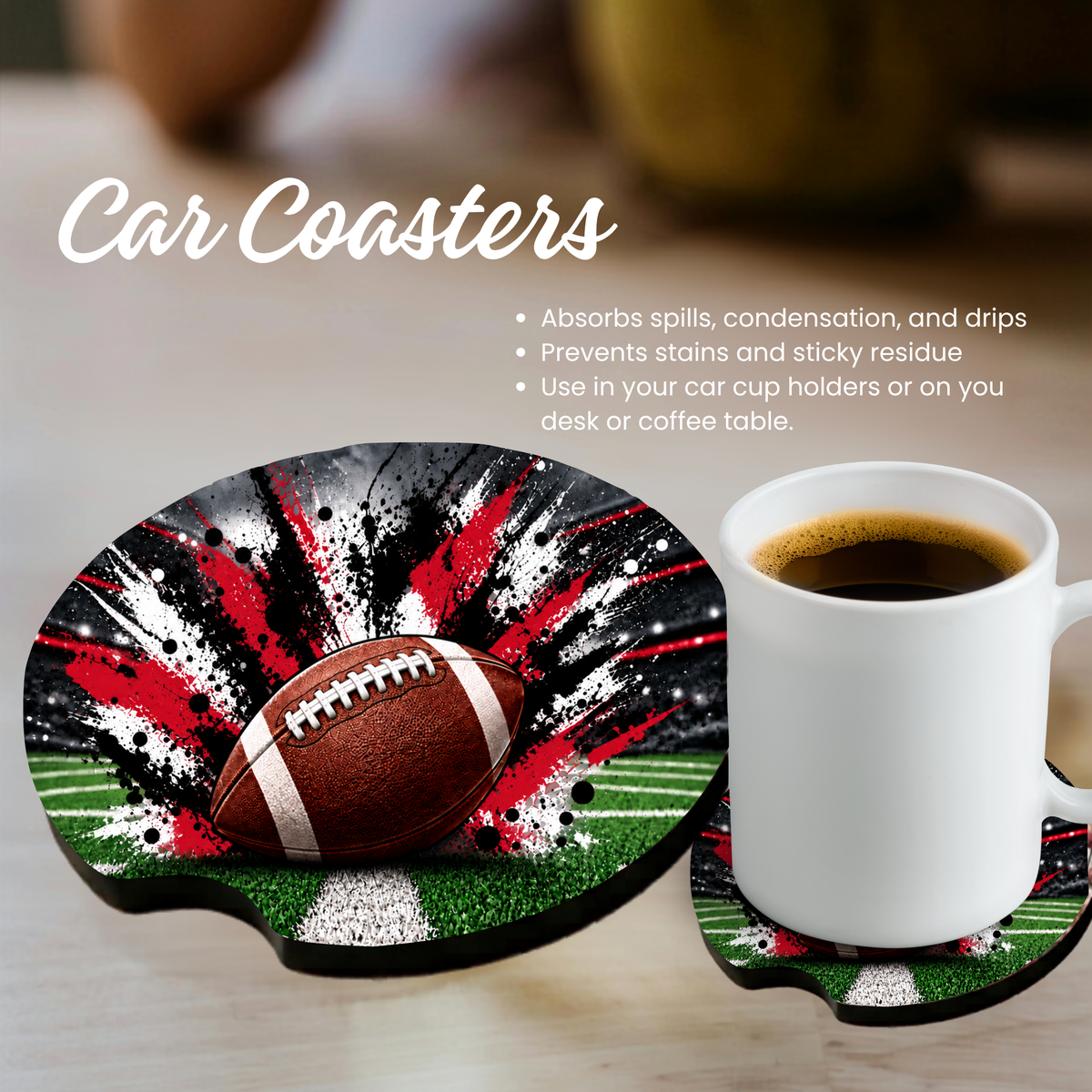 Car Coaster - Football - Pick your Team