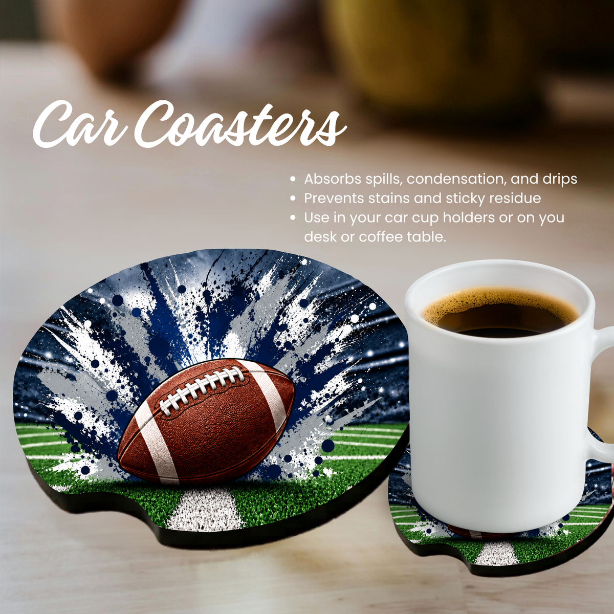 Car Coaster - Football - Pick your Team