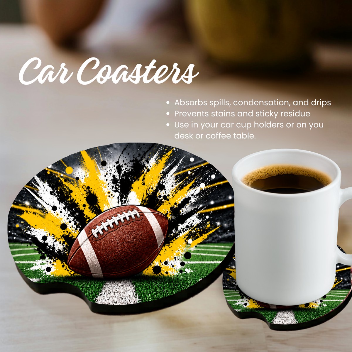 Car Coaster - Football - Pick your Team