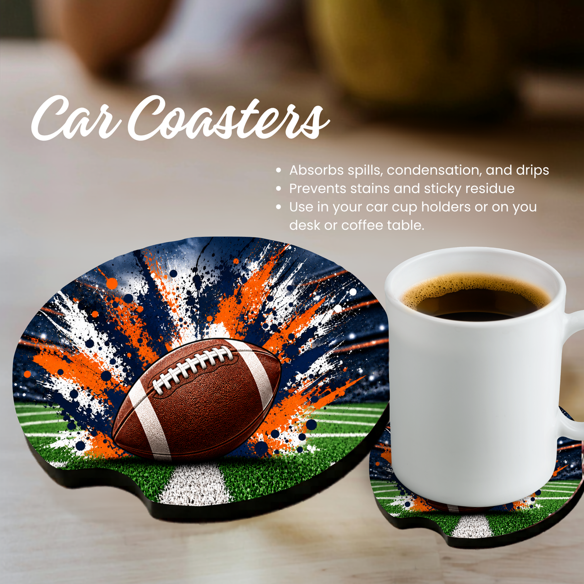 Car Coaster - Football - Pick your Team