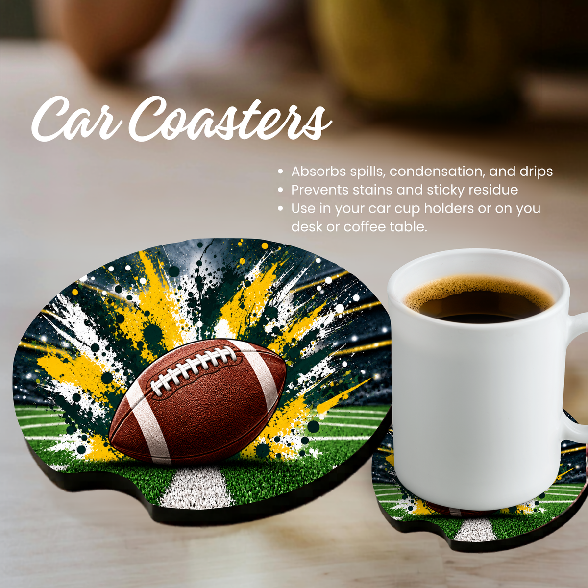 Car Coaster - Football - Pick your Team
