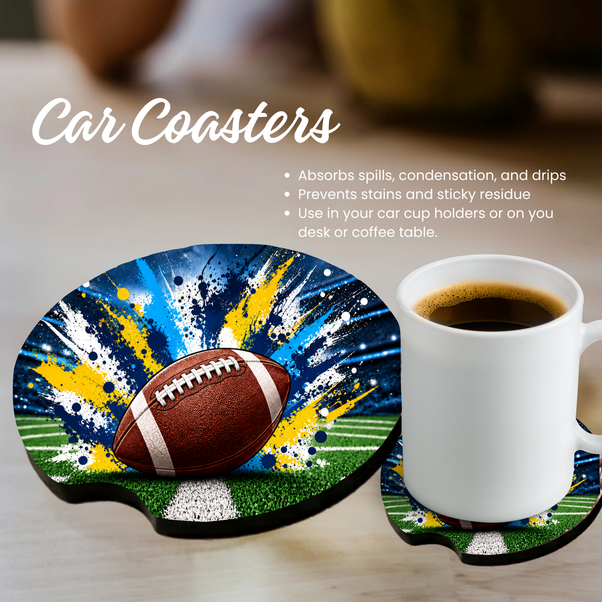 Car Coaster - Football - Pick your Team