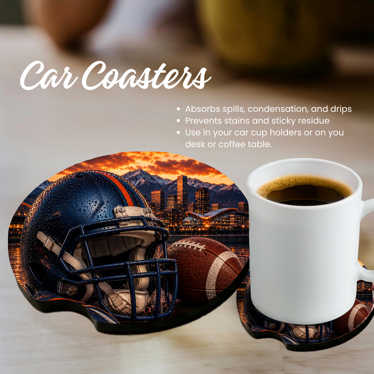 Car Coaster - Football - Pick your Team