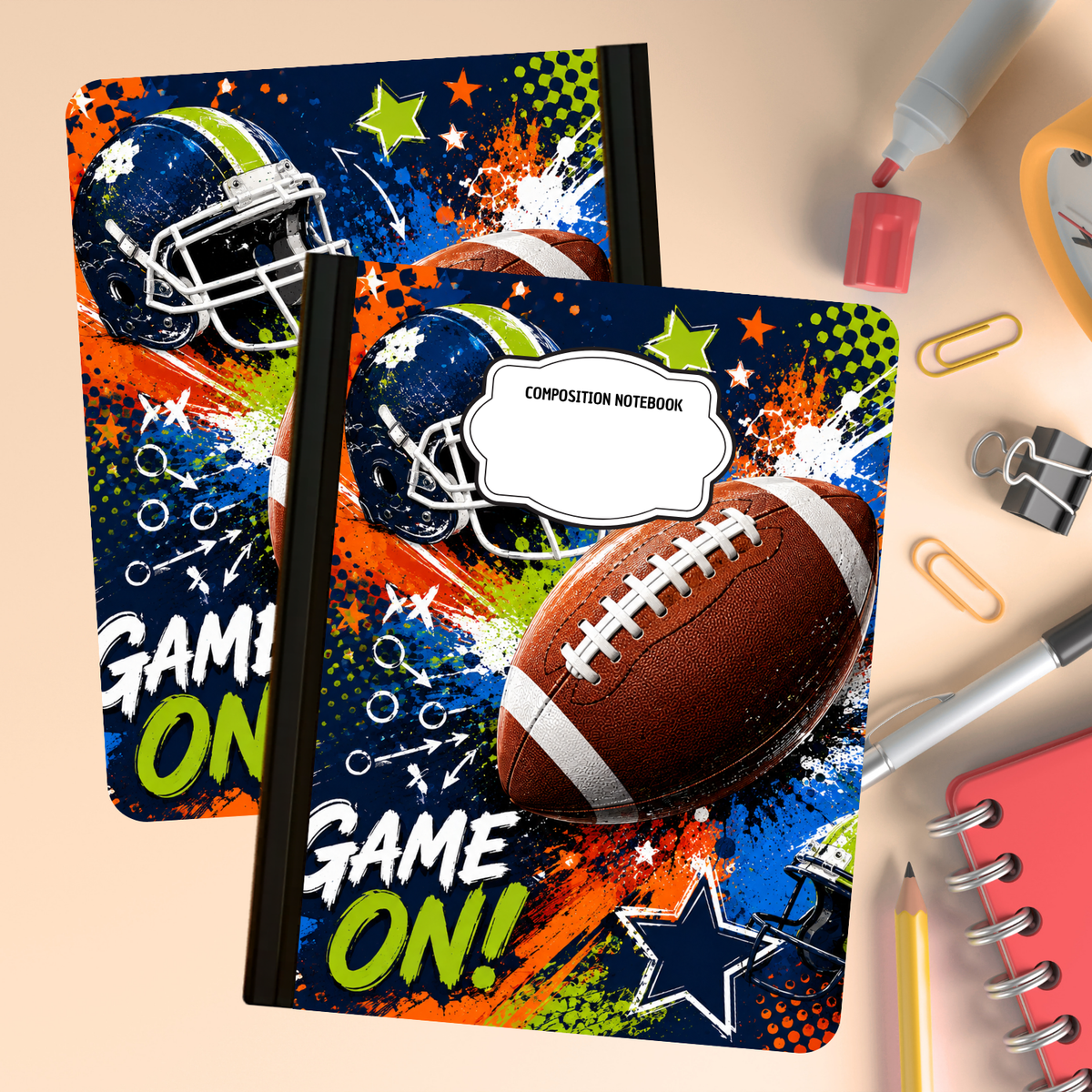 Composition Notebook - Game On
