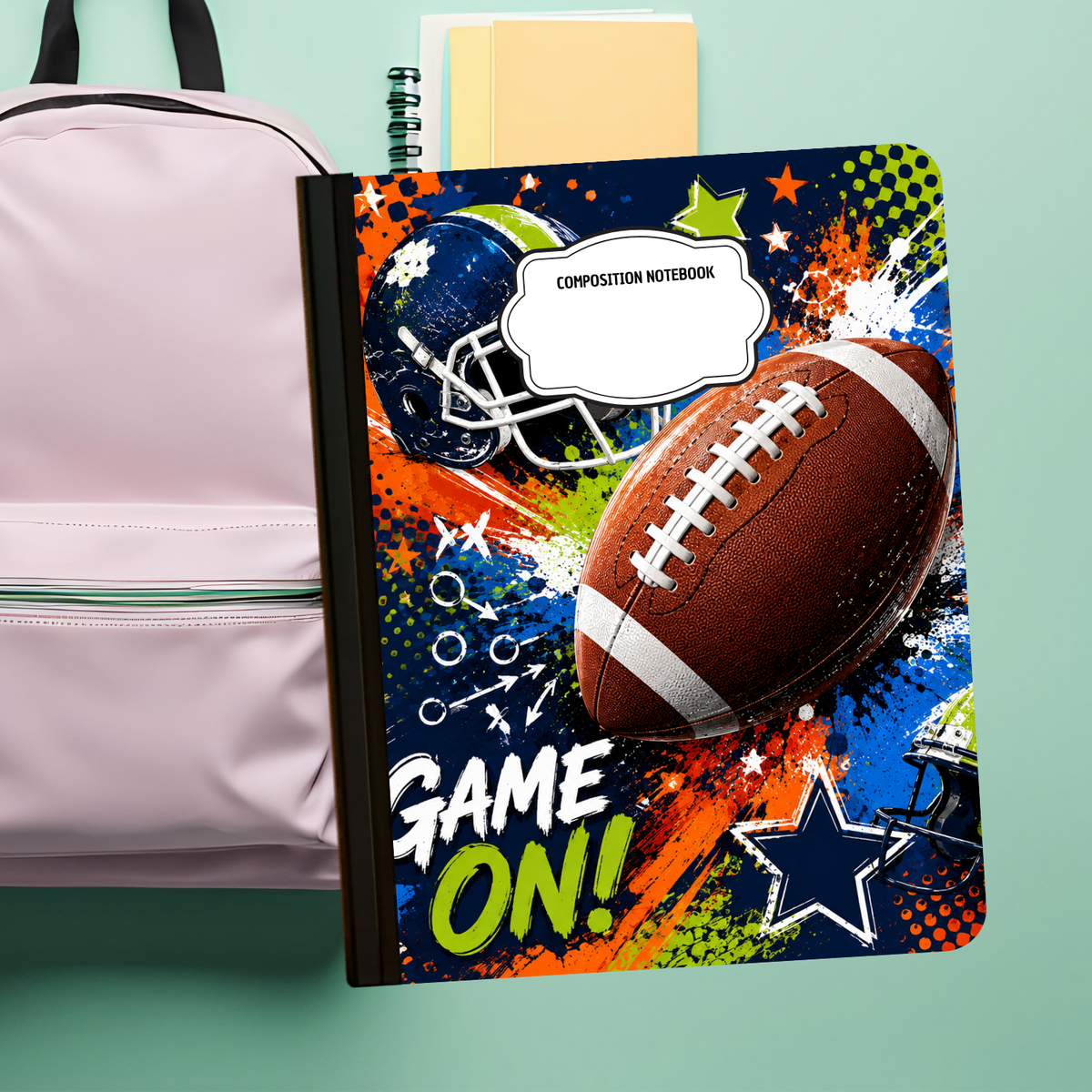 Composition Notebook - Game On