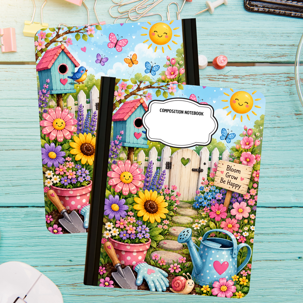 Composition Notebook - Garden Bloom