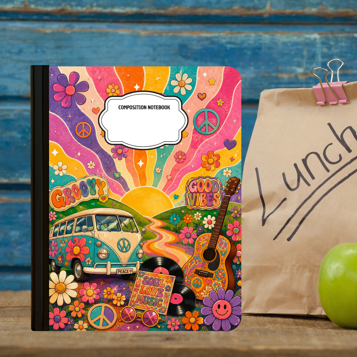 Composition Notebook - Groovy Vibes