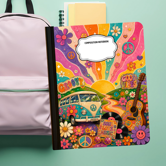 Composition Notebook - Groovy Vibes