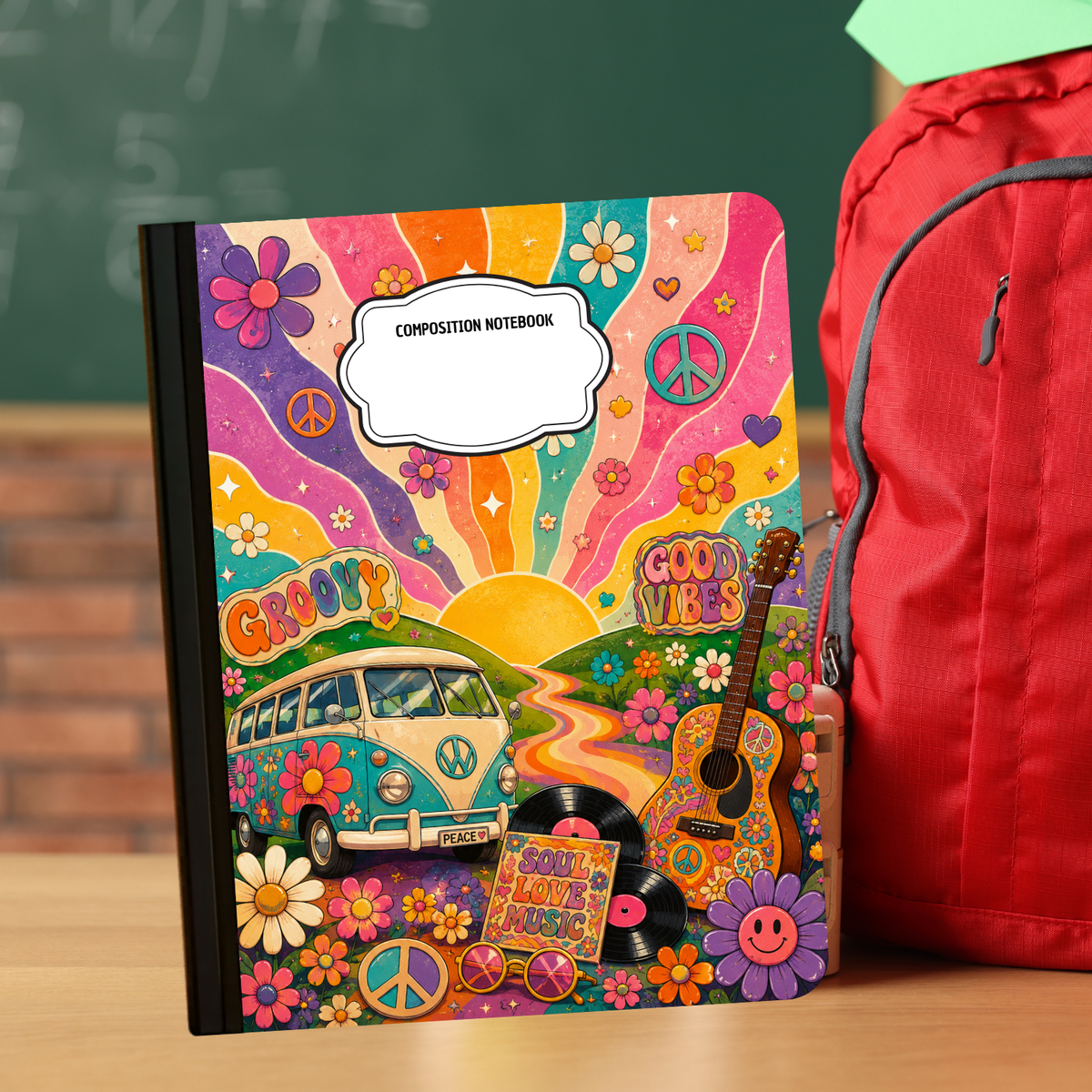 Composition Notebook - Groovy Vibes