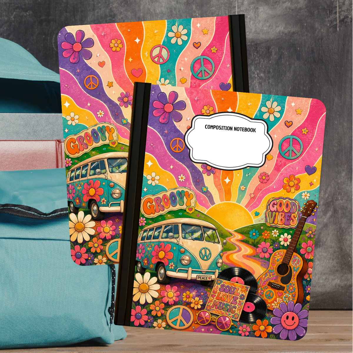 Composition Notebook - Groovy Vibes
