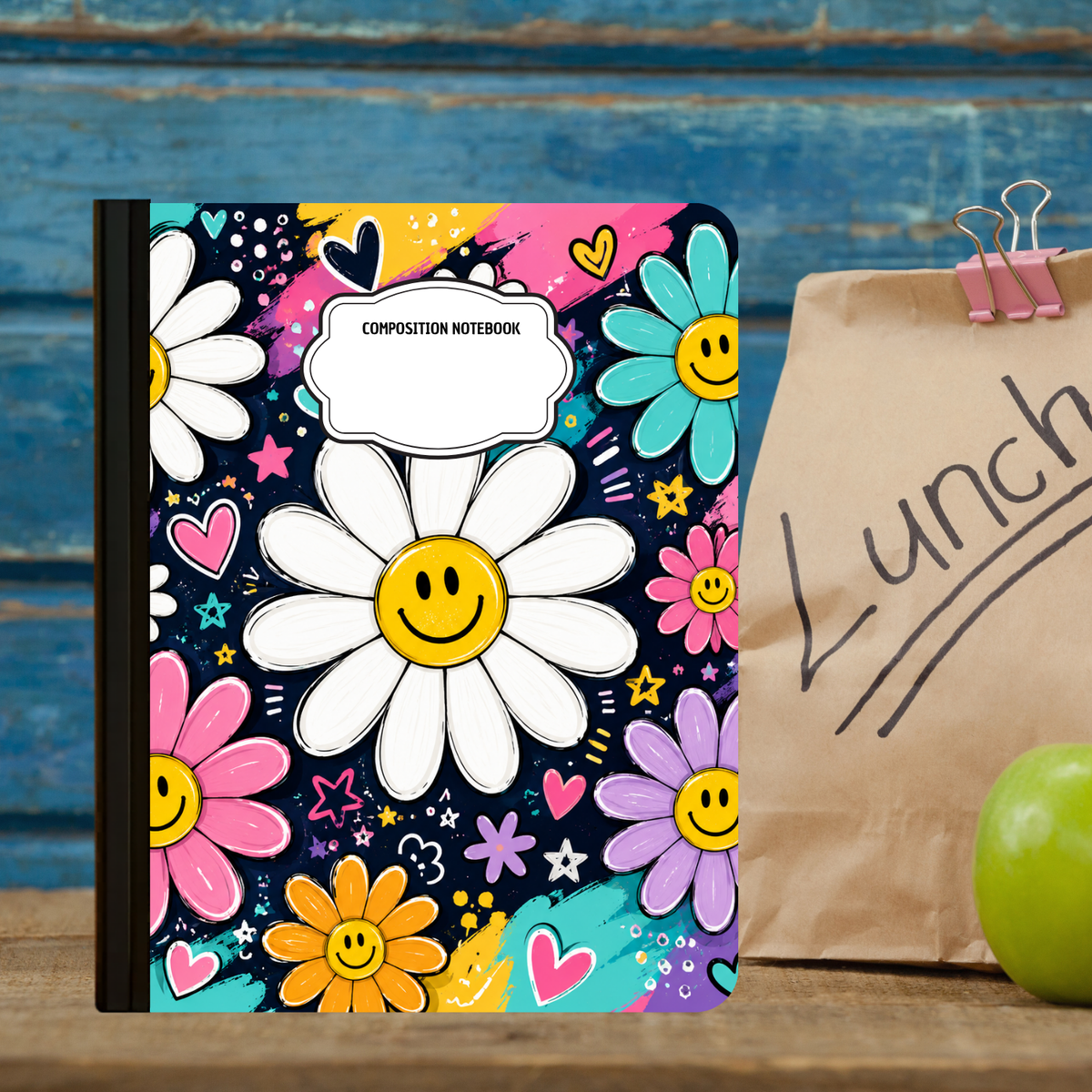 Composition Notebook - Happy