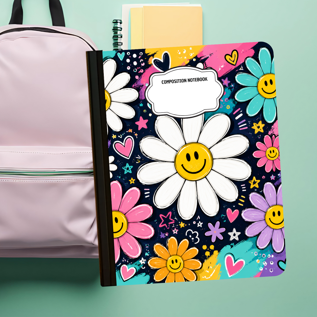 Composition Notebook - Happy