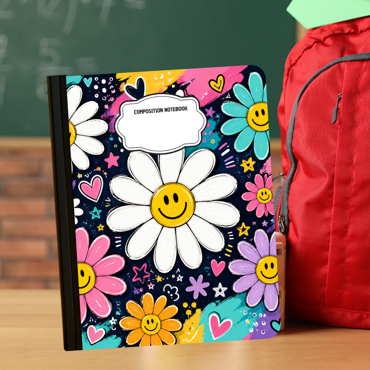 Composition Notebook - Happy